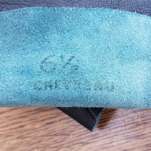 Vintage Chevreau Long Kid Gloves Dark Blue/Black - Picture 5 of 5